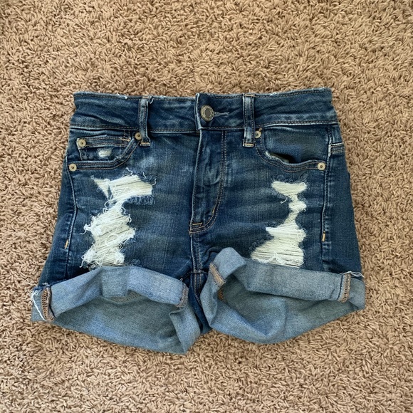 American Eagle Hi Rise Size 0 Shorts - Picture 1 of 2